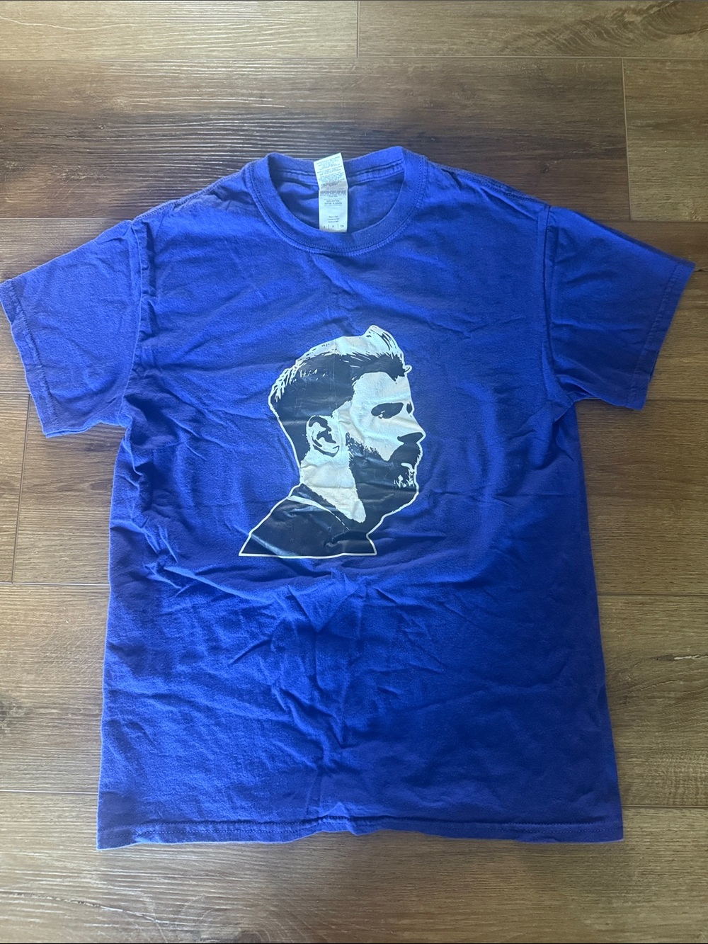 Gildan Royal Blue Graphic Crew Neck T-Shirt